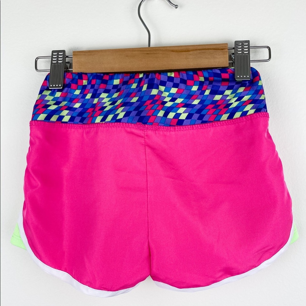 Sketchers Active Girls Shorts Pink/Multi Size 4 - Picture 2 of 2